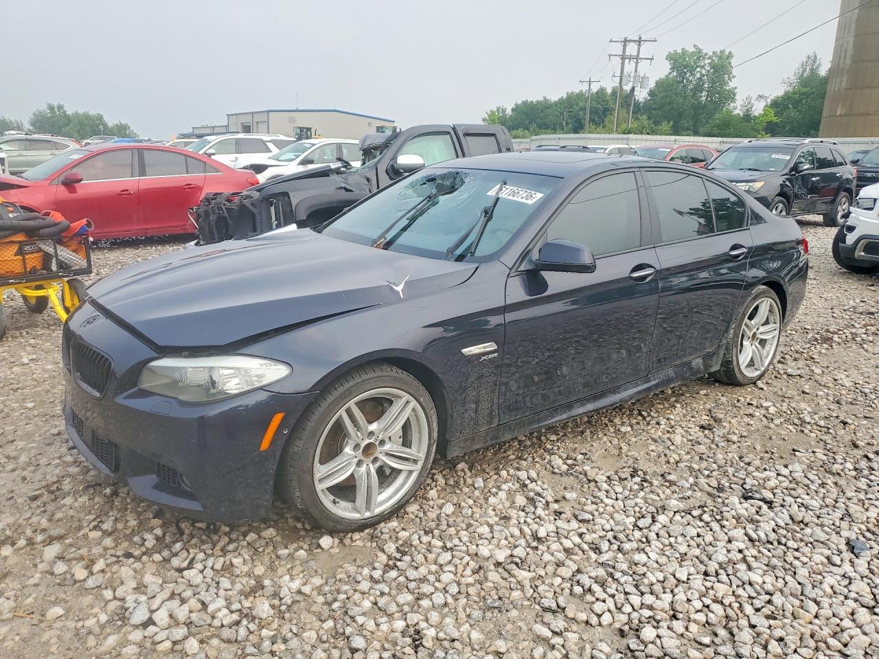 2011 BMW 5 Series 550i xDrive, VIN WBAFU9C52BC783217 — Front end