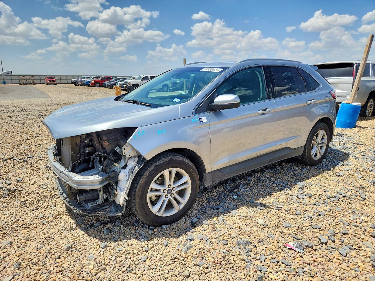 2020 Ford Edge SEL, VIN 2FMPK3J91LBA17461 — Перед