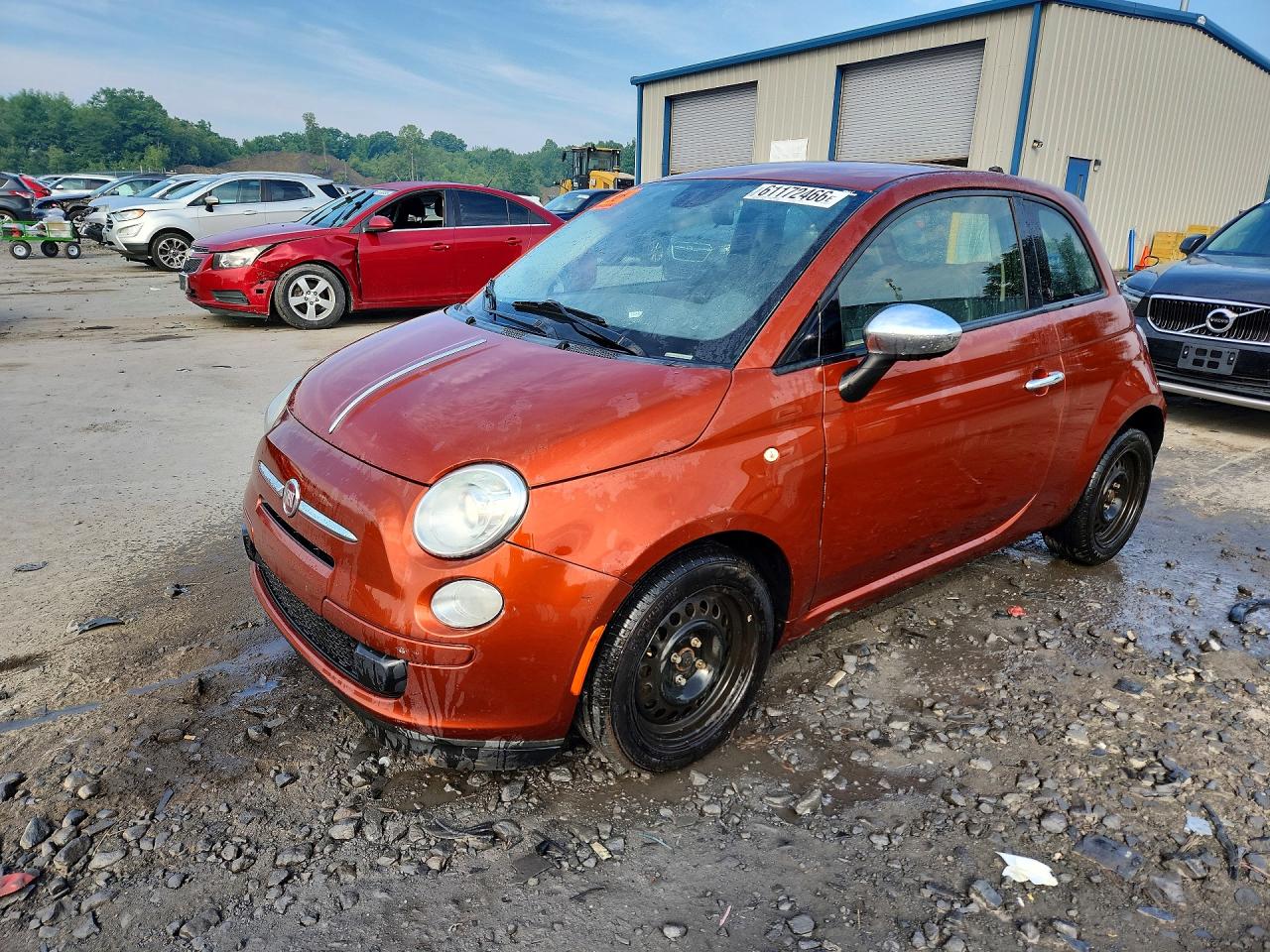 2014 FIAT 500 Pop, VIN 3C3CFFAR1ET172239 — Rear end