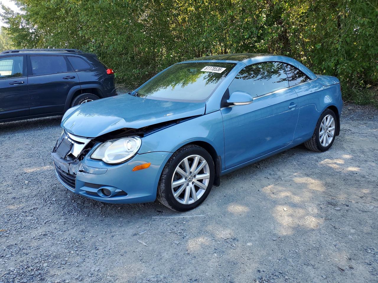 2008 Volkswagen Eos Turbo, VIN WVWBA71F18V053130 — Front end