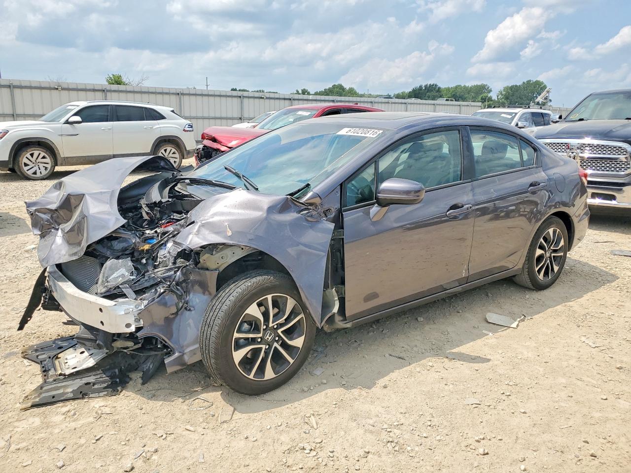 2015 Honda Civic EX, VIN 19XFB2F86FE027085 — Front end