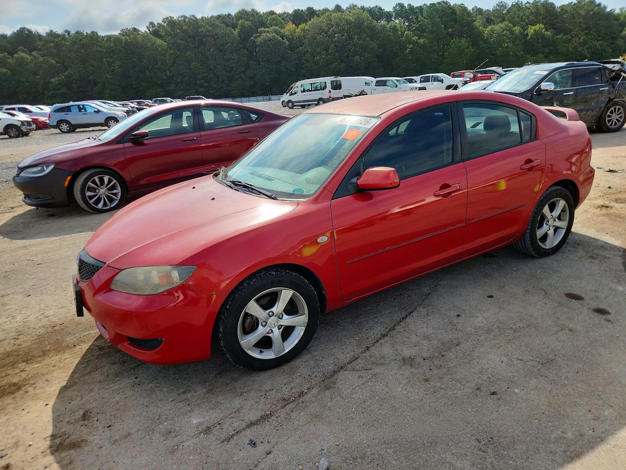 2005 Mazda 3 i, VIN JM1BK12F651248281 — Rear end
