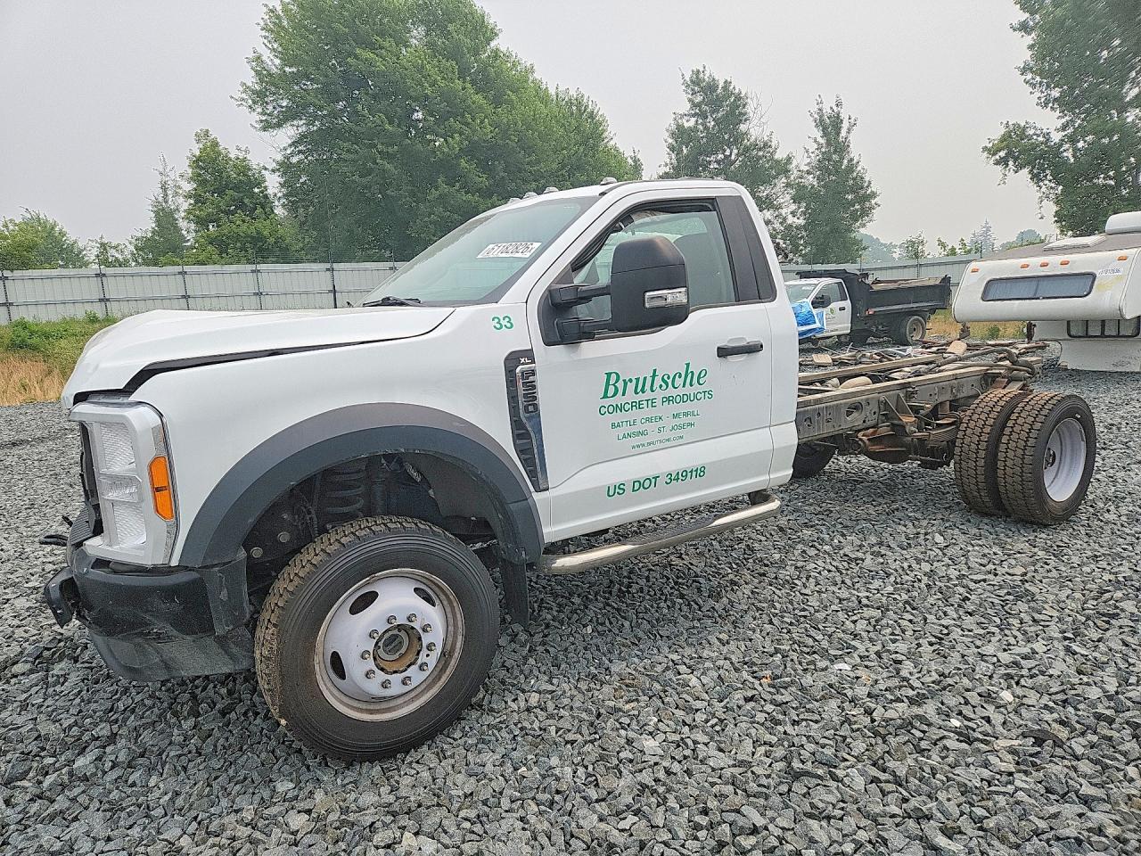 2023 Ford F-550, VIN 1FDUF5HN0PEC03816 — Frame damage