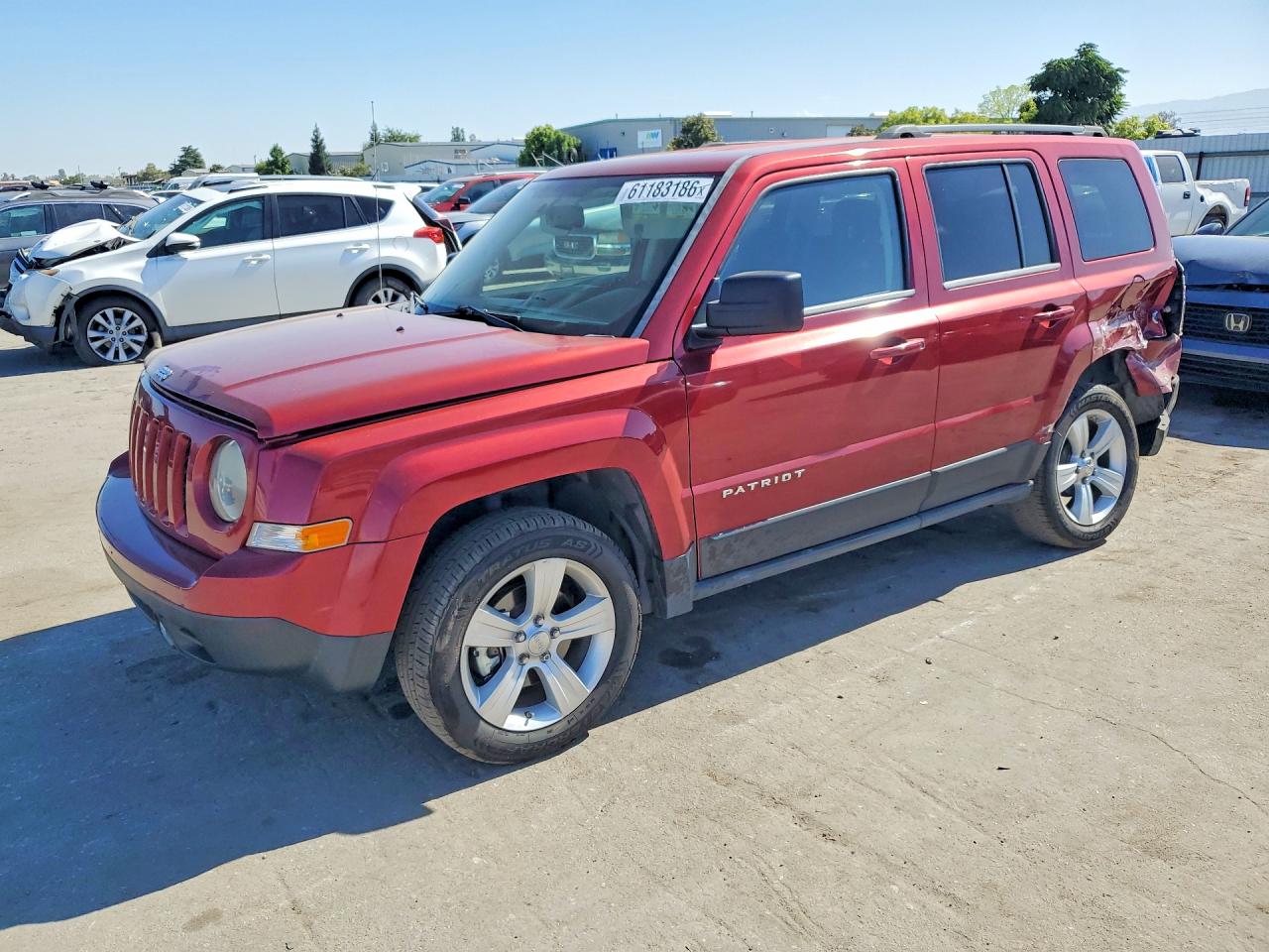 2012 Jeep Patriot Latitude, VIN 1C4NJPFA9CD548507 — Side