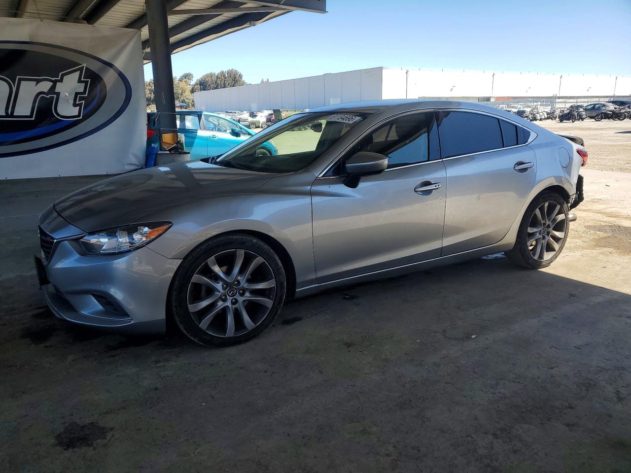 2014 Mazda 6 i Touring, VIN JM1GJ1T53E1106596 — Rear end