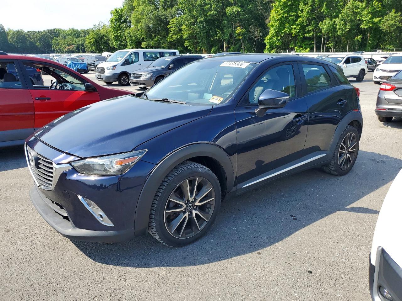 2017 Mazda CX-3 Grand Touring, VIN JM1DKFD73H0165431 — Normal wear