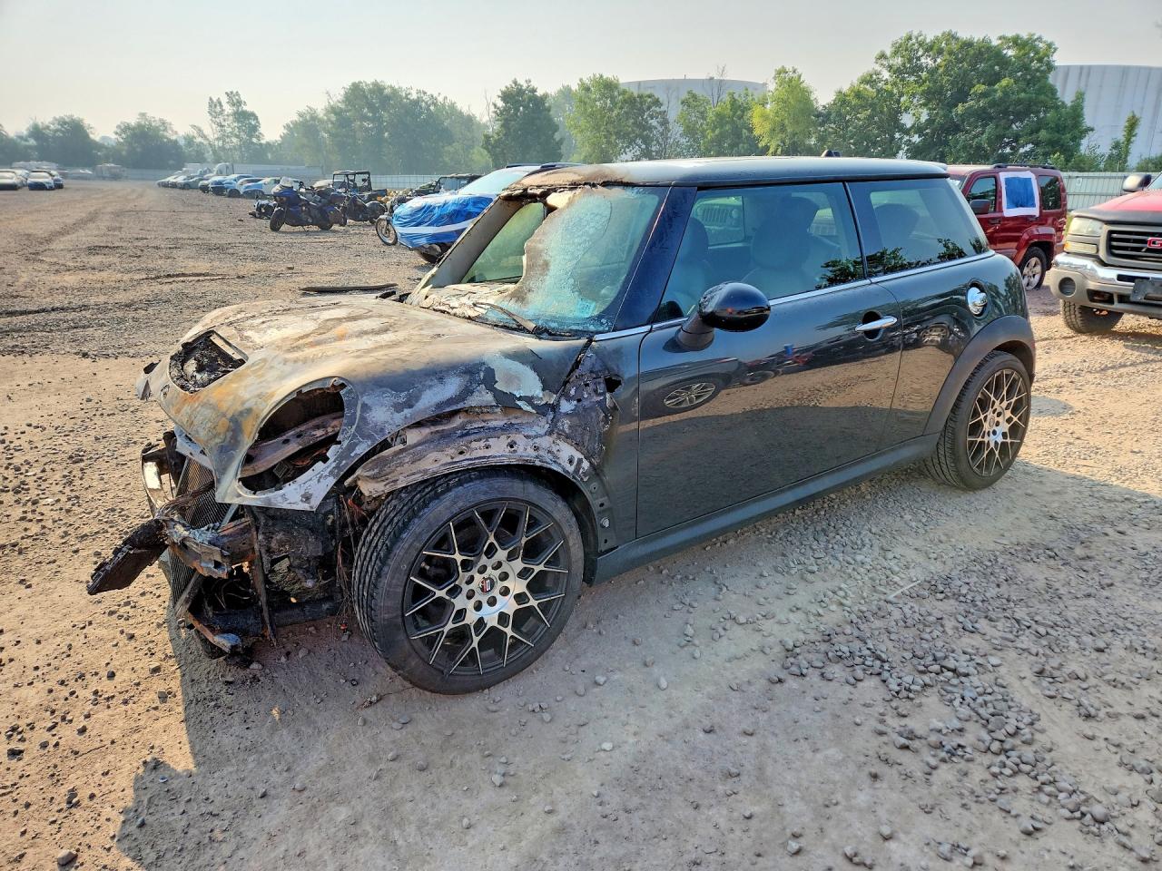 2013 MINI Hardtop S, VIN WMWSV3C55DT478029 — Engine fire