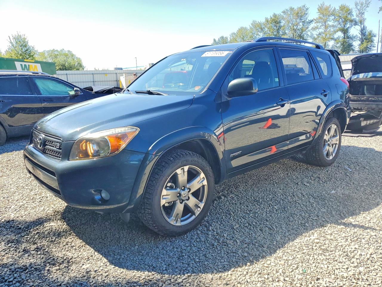 2008 Toyota RAV4 Sport, VIN JTMBK32V585070492 — Rear end