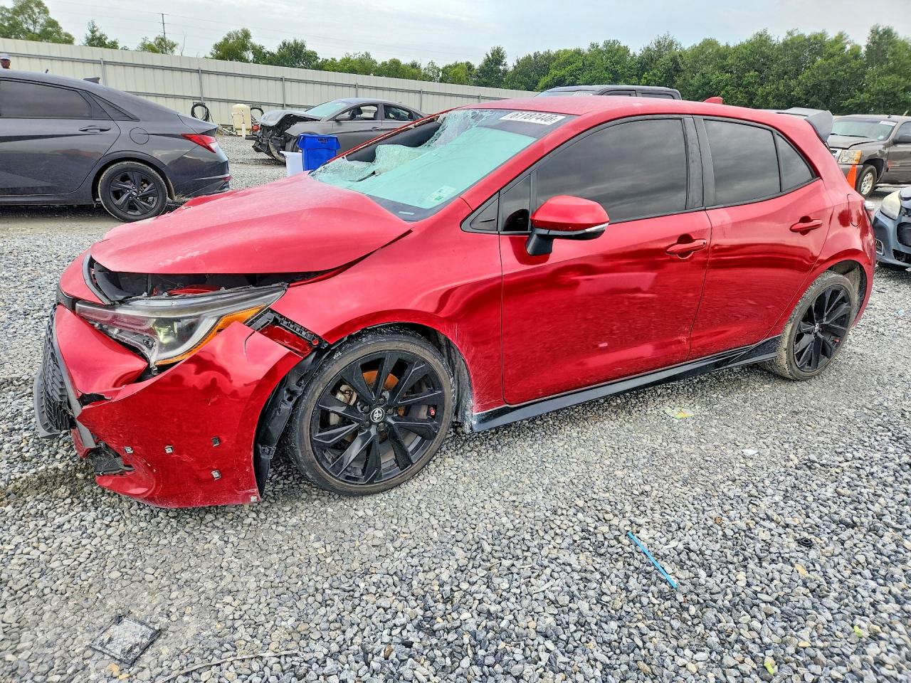 2021 Toyota Corolla SE, VIN JTND4MBE6M3108659 — Front end