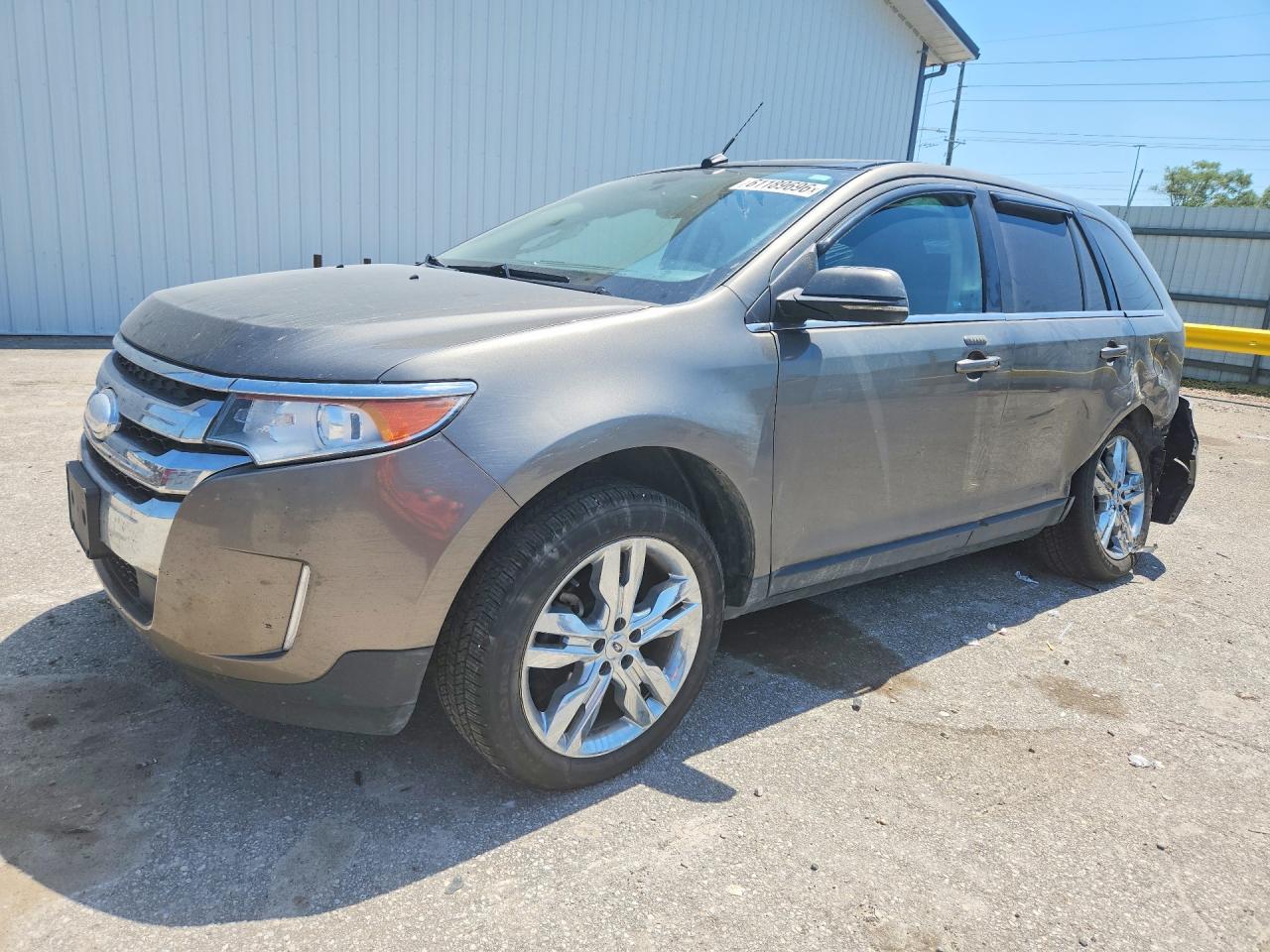 2013 Ford Edge Limited, VIN 2FMDK4KC1DBB90434 — Rear end