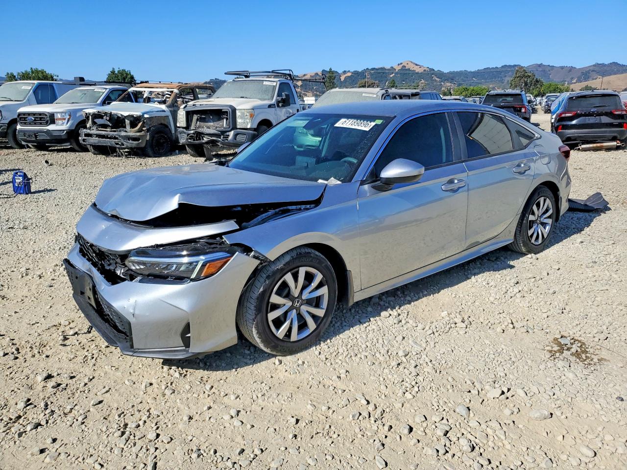 2026 Honda Civic LX, VIN 2HGFE2F20TH547948 — Перед