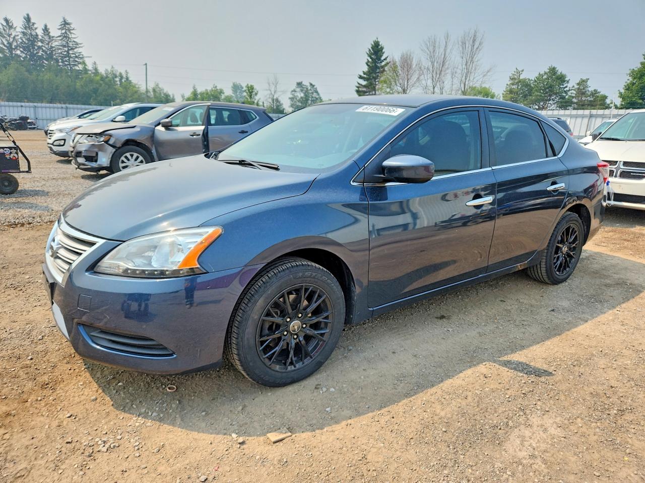 2015 Nissan Sentra SV, VIN 3N1AB7APXFL665389 — Side