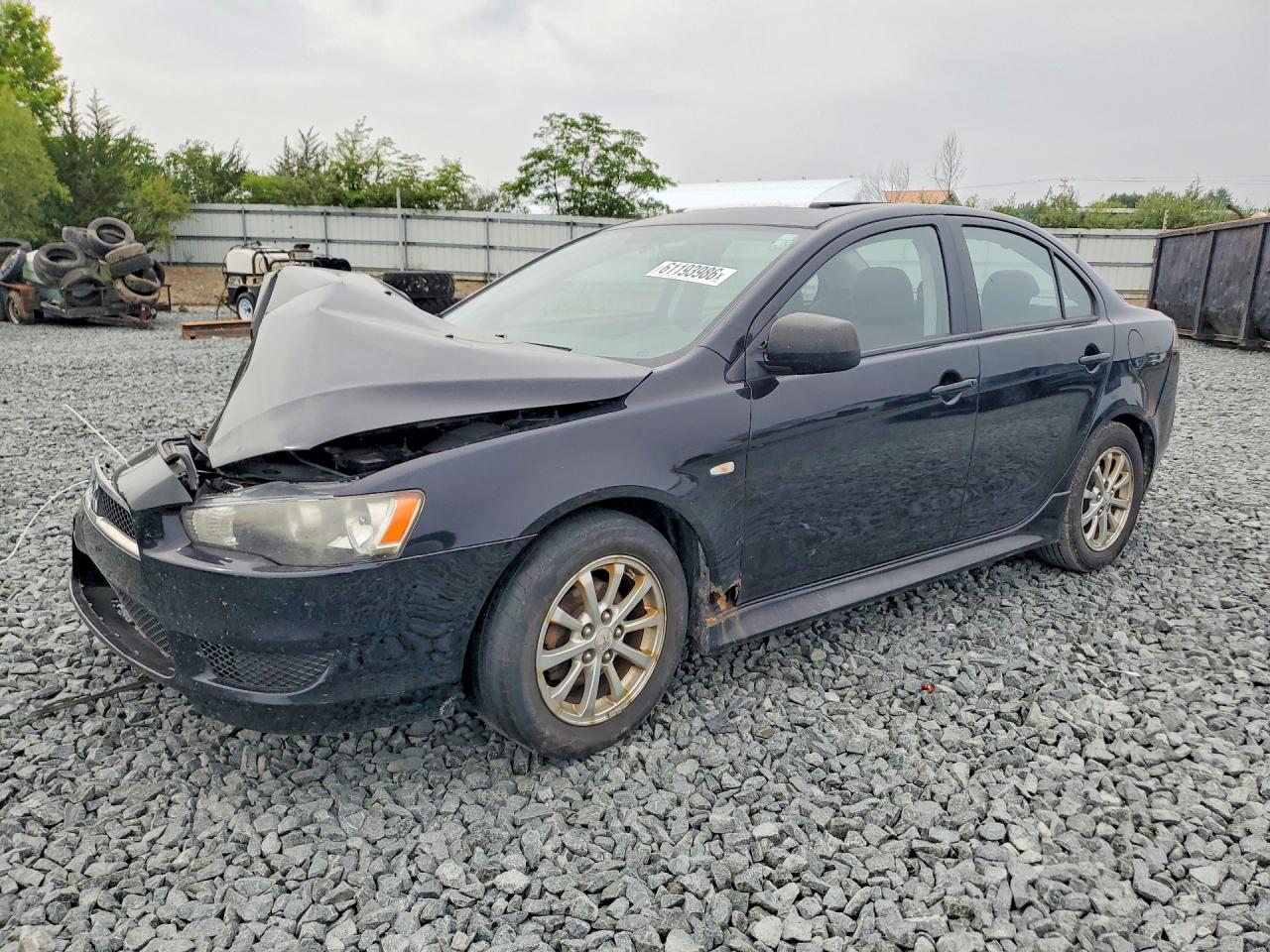 2011 Mitsubishi Lancer ES, VIN JA32U2FU0BU033304 — Front end