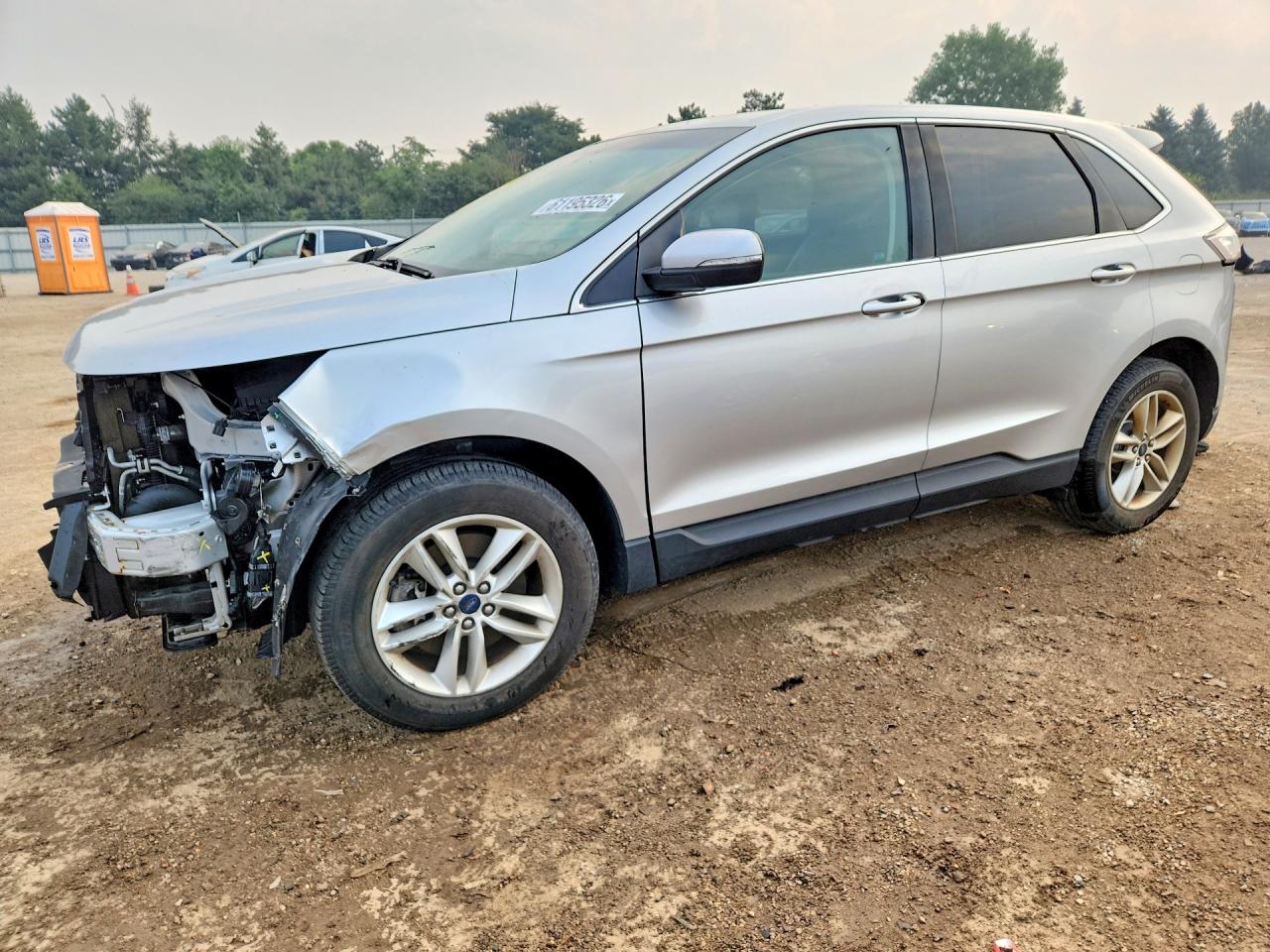 2017 Ford Edge SEL, VIN 2FMPK4J97HBC01039 — Front end