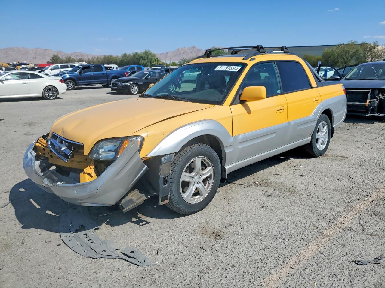 2003 Subaru Baja, VIN 4S4BT61C136101783 — Front end