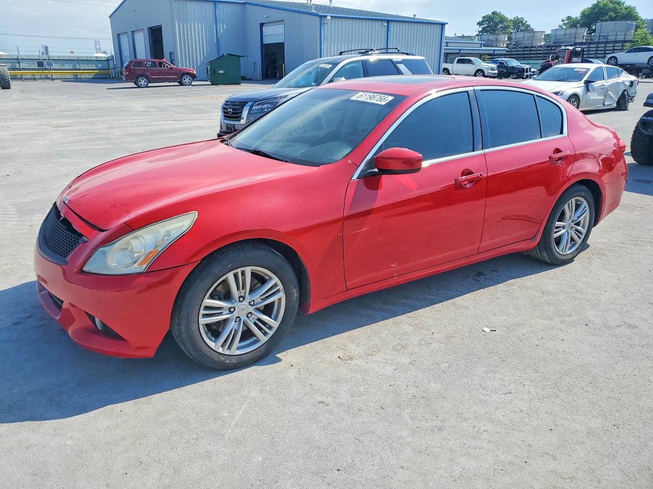2012 Infiniti G37 Journey, VIN JN1CV6AP7CM628568 — Water / flood