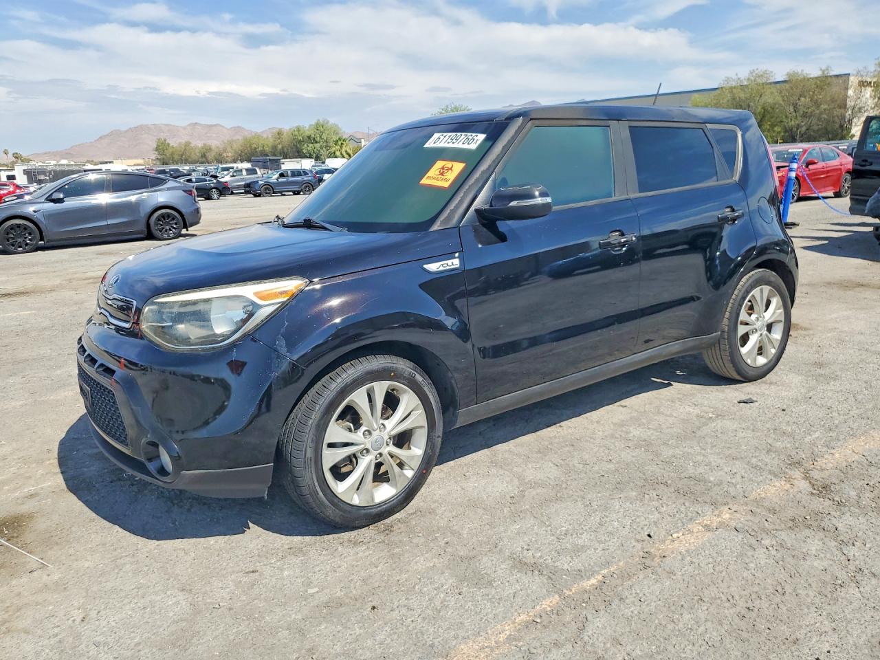 2016 Kia Soul +, VIN KNDJX3A55G7318404 — Пожар в салоне