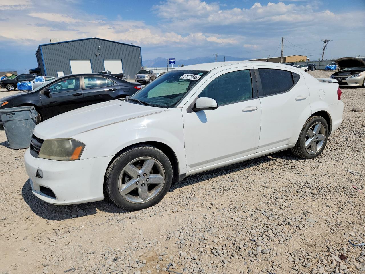 2014 Dodge Avenger SXT, VIN 1C3CDZCB9EN237507 — Engine fire