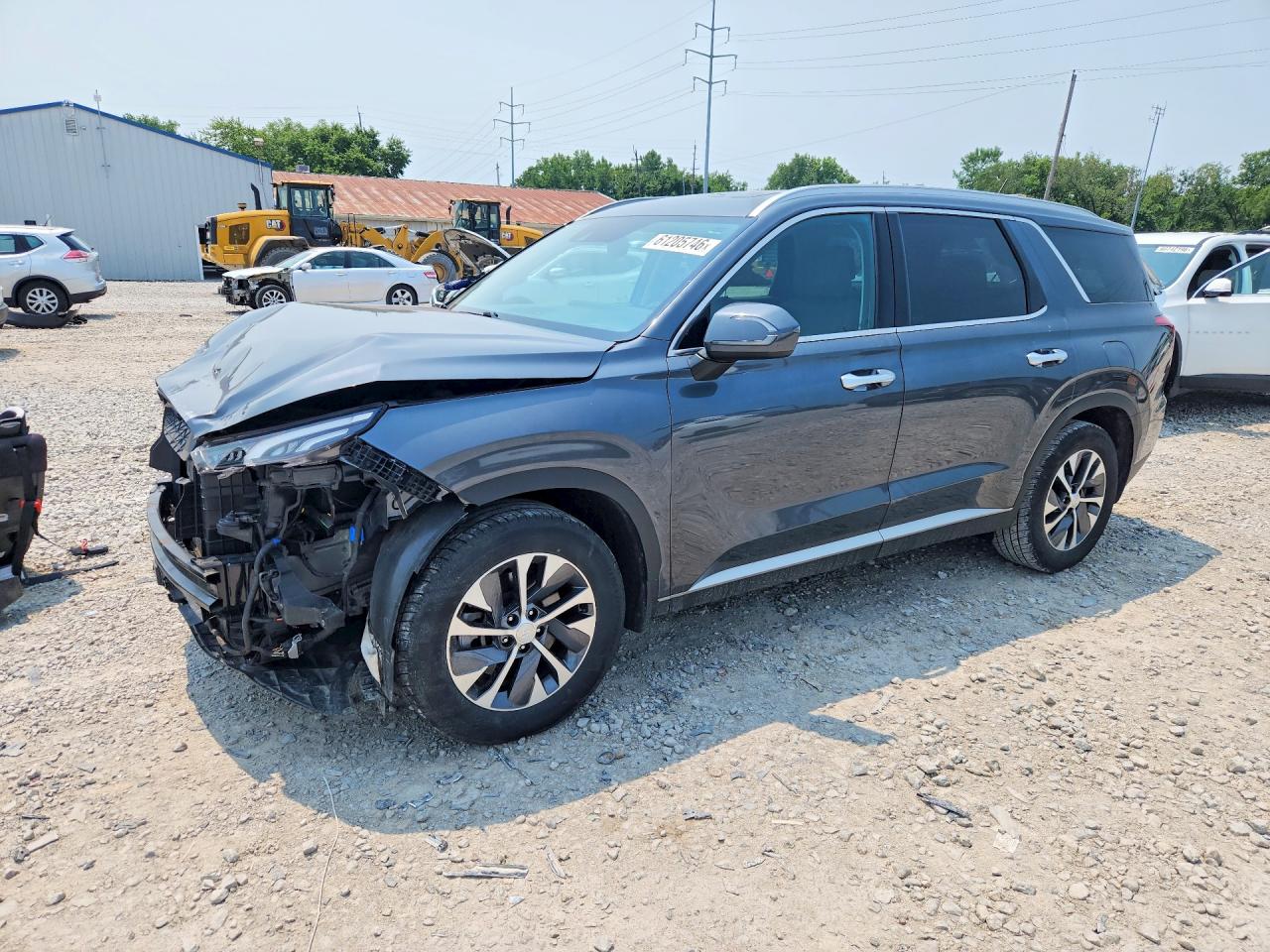 2021 Hyundai Palisade SEL, VIN KM8R2DHE3MU187446 — Front end