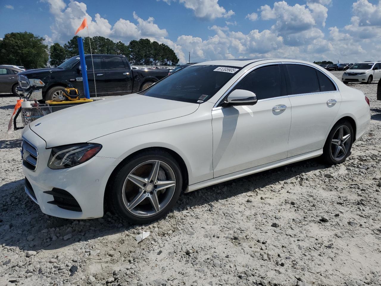 2017 Mercedes-Benz E 300 Luxury, VIN WDDZF4JB4HA021622 — Water / flood