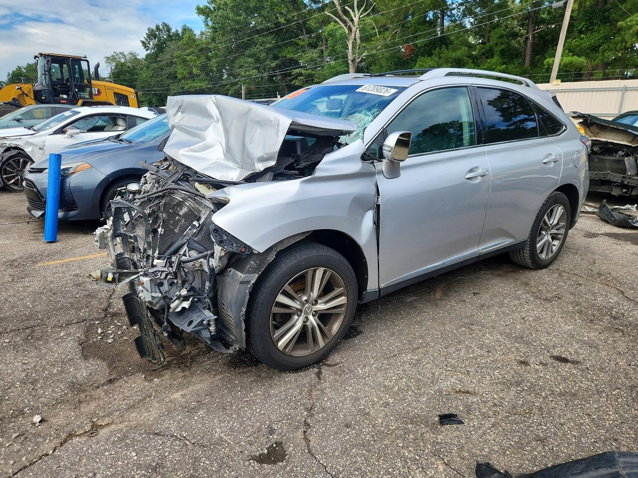 2015 Lexus RX 350, VIN 2T2ZK1BA0FC180443 — Front end