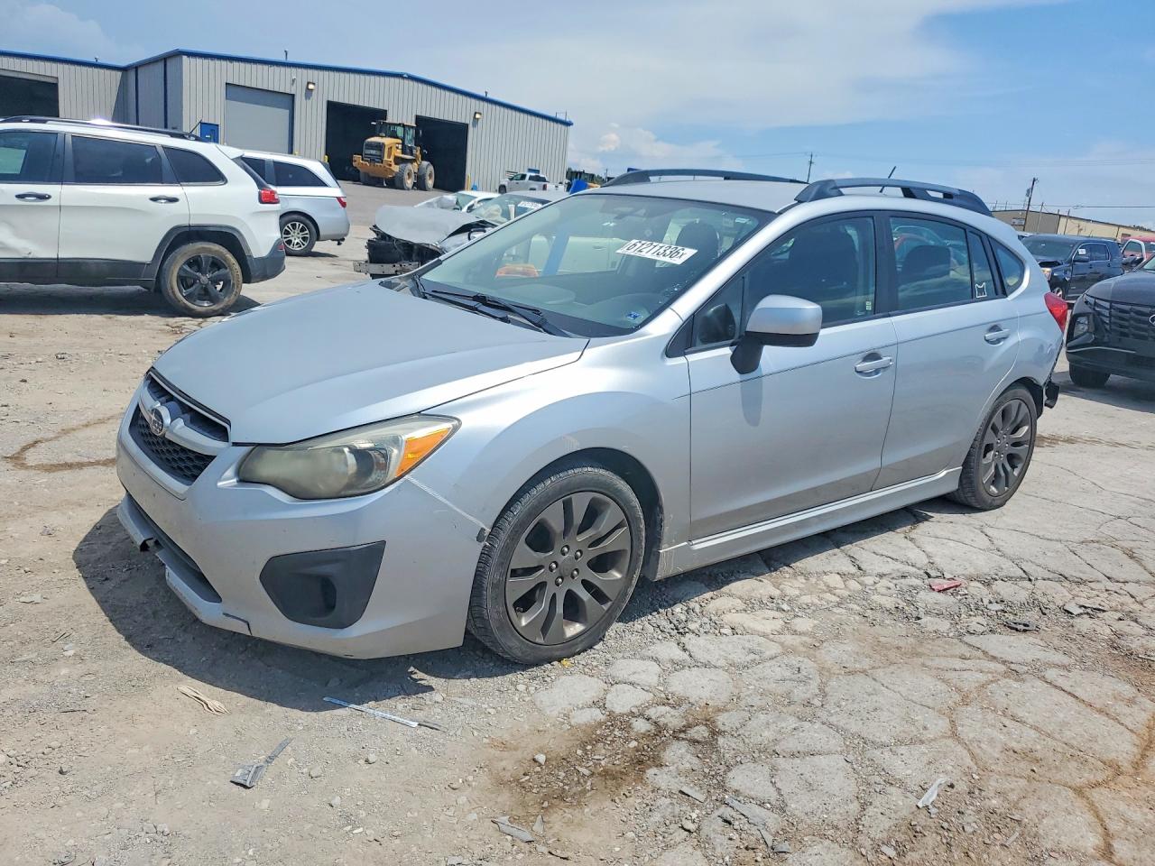 2013 Subaru Impreza Special Sports Premium, VIN JF1GPAL66D2217942 — Rear end