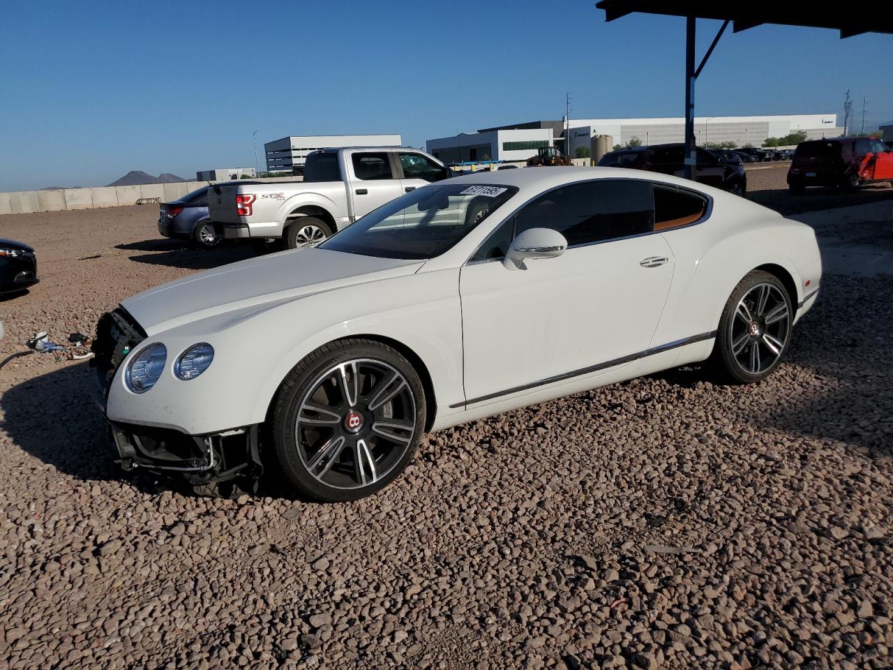2013 Bentley Continental GT, VIN SCBFT7ZA2DC082746 — Front end