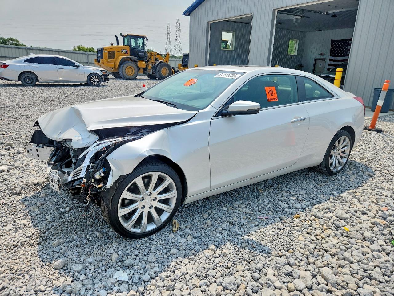 2017 Cadillac ATS AWD, VIN 1G6AG1RX3H0112053 — Front end