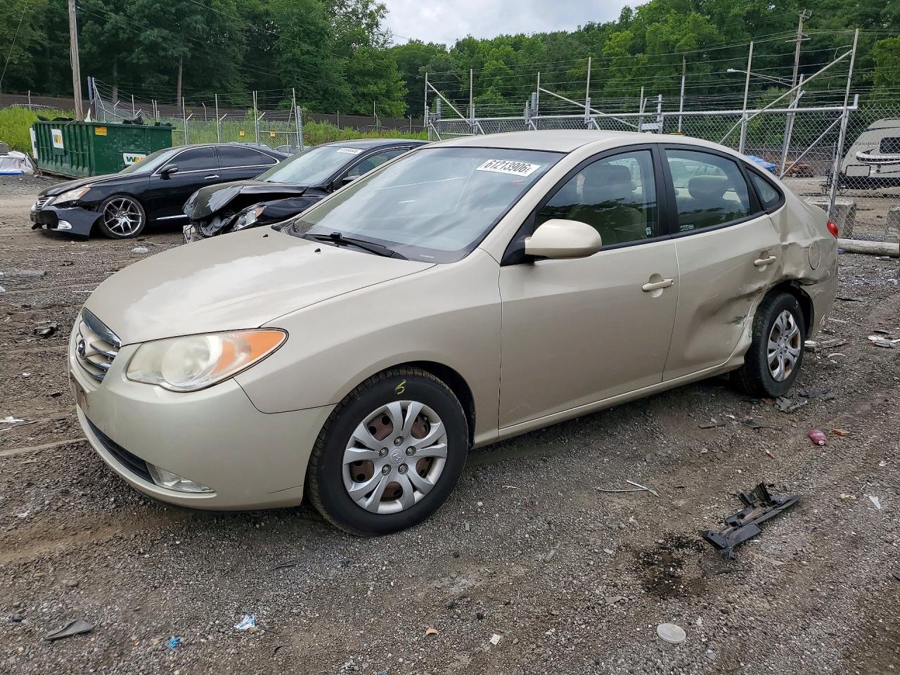 2010 Hyundai Elantra GLS, VIN KMHDU4AD1AU201300 — Side