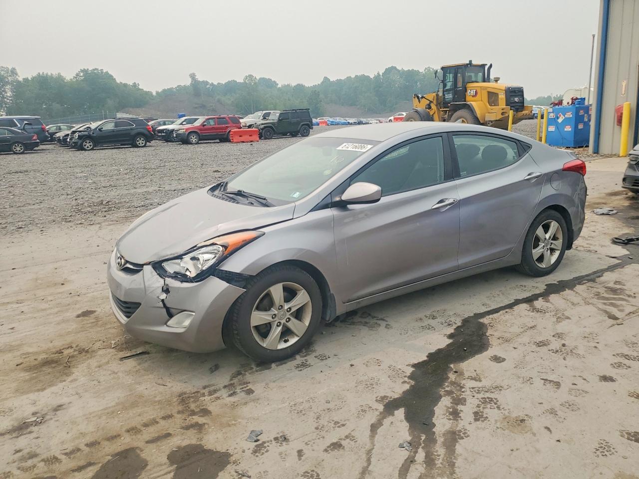 2013 Hyundai Elantra Limited, VIN KMHDH4AE1DU978397 — Front end