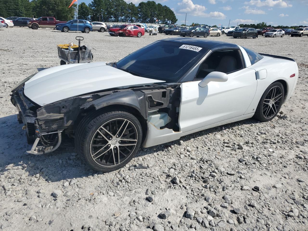 2008 Chevrolet Corvette, VIN 1G1YY26W585127918 — Front end