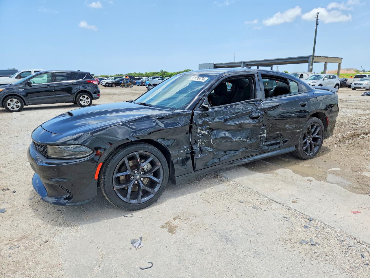 2023 Dodge Charger GT, VIN 2C3CDXHG6PH591974 — Side