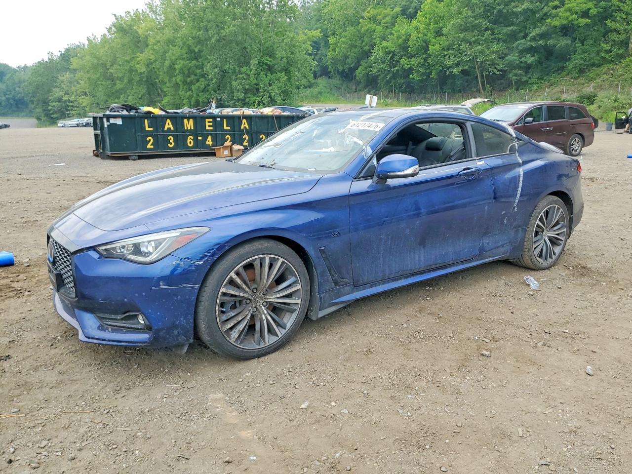 2019 Infiniti Q60 Luxe, VIN JN1EV7EL8KM290845 — Vandalism