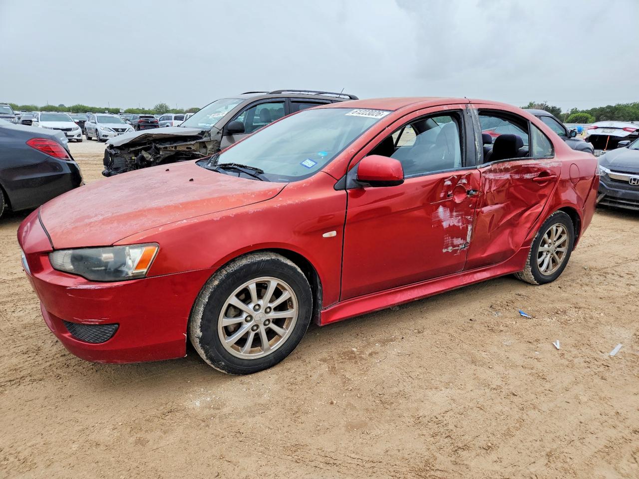 2011 Mitsubishi Lancer ES, VIN JA32U2FU0BU032802 — Side