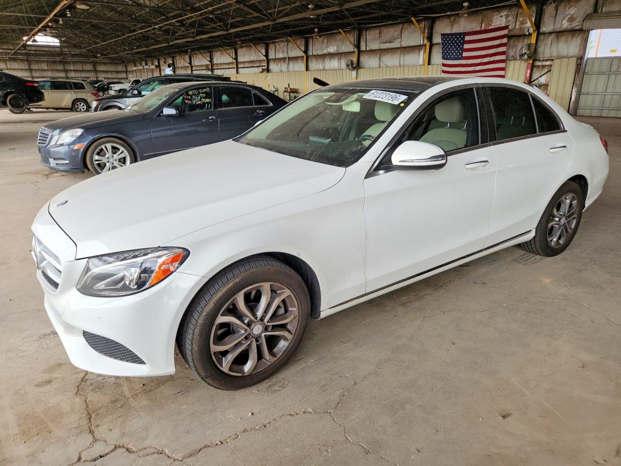 2016 Mercedes-Benz C 300, VIN 55SWF4KBXGU142445 — Front end