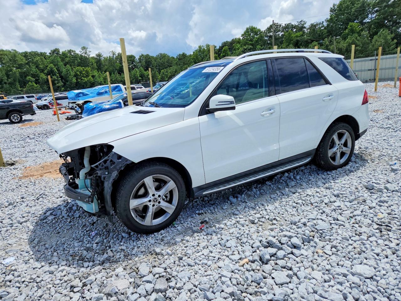 2018 Mercedes-Benz GLE 350, VIN 4JGDA5JBXJB000195 — Front end