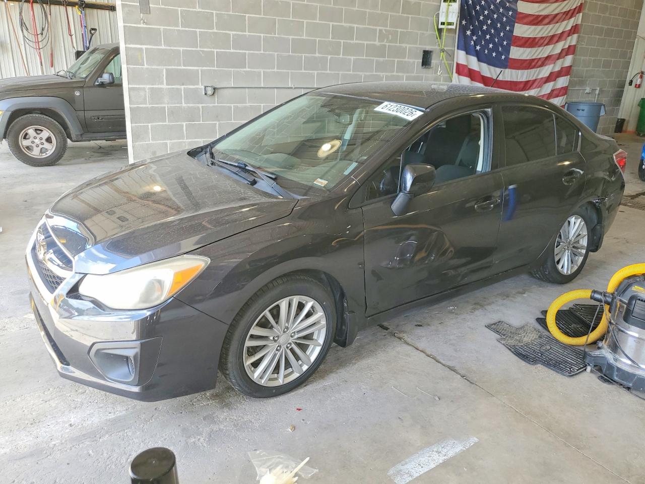 2013 Subaru Impreza Premium, VIN JF1GJAE69DH015558 — Rear end