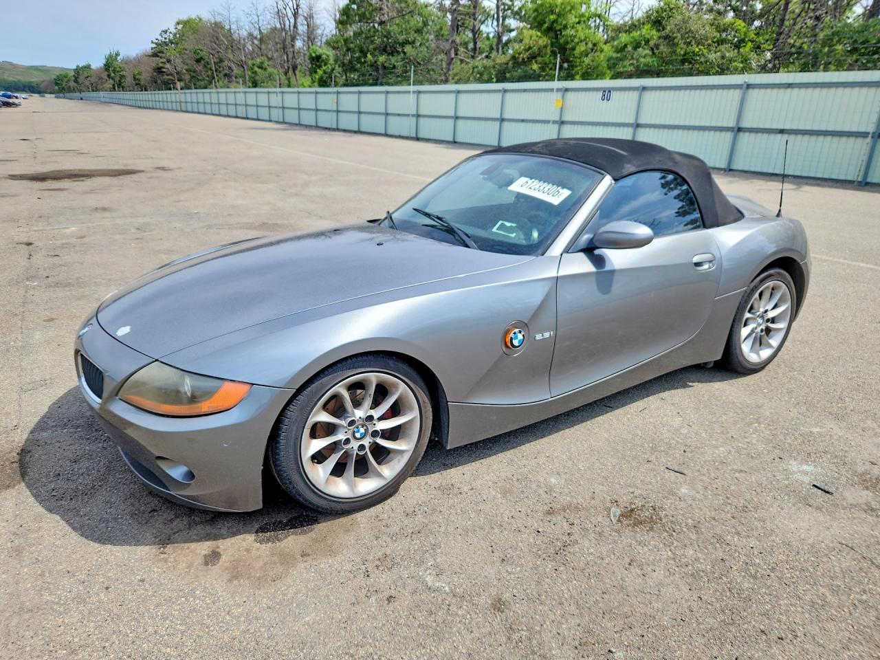 2003 BMW Z4 2.5i, VIN 4USBT33493LS47143 — Зад
