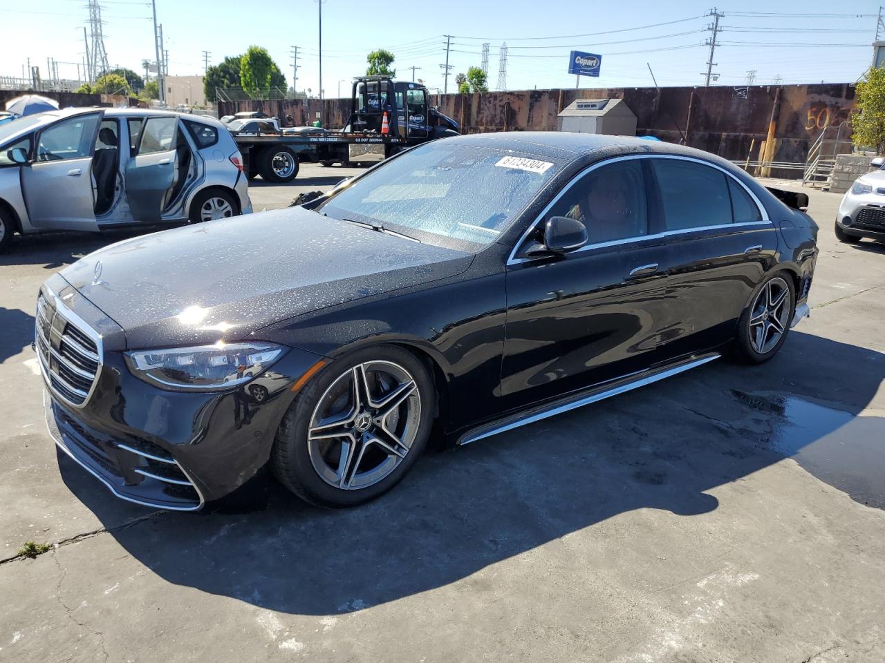 2024 Mercedes-Benz S 580e, VIN W1K6G6KB5RA264190 — Rear end