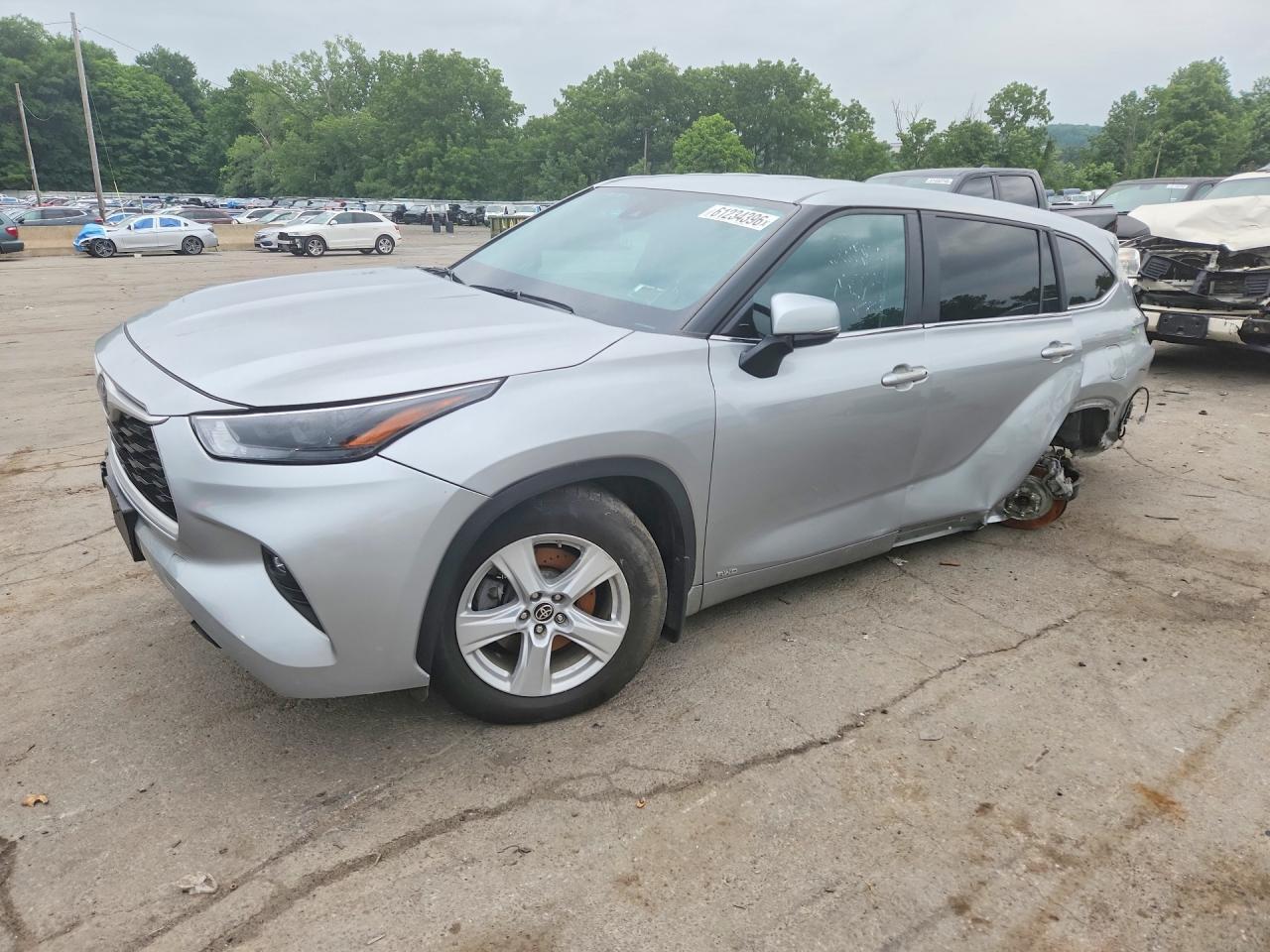 2023 Toyota Highlander Hybrid LE, VIN 5TDBBRCH5PS579728 — Rear end