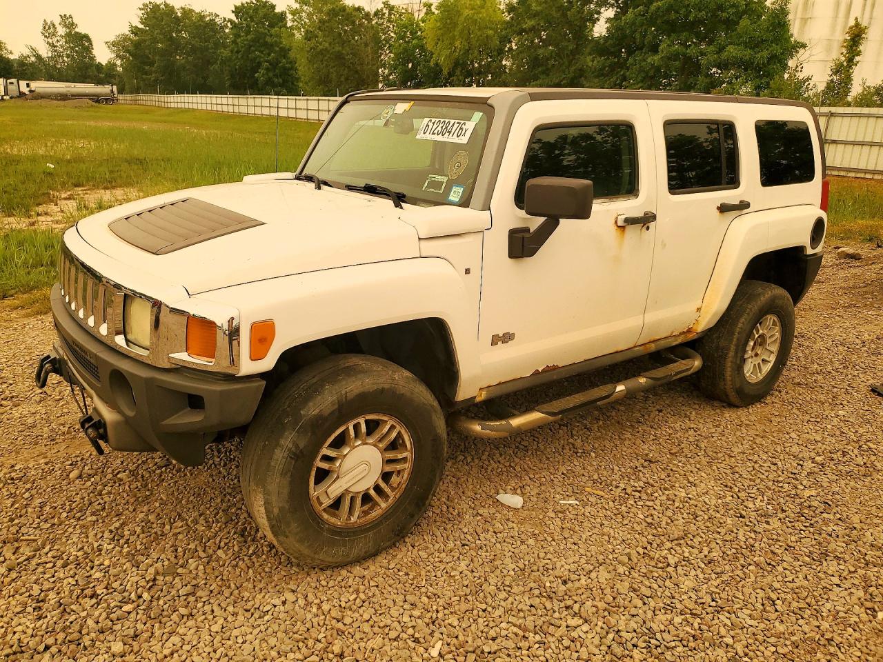 2007 Hummer H3 SUV, VIN 5GTDN13E778203648 — Minor dents and scratches