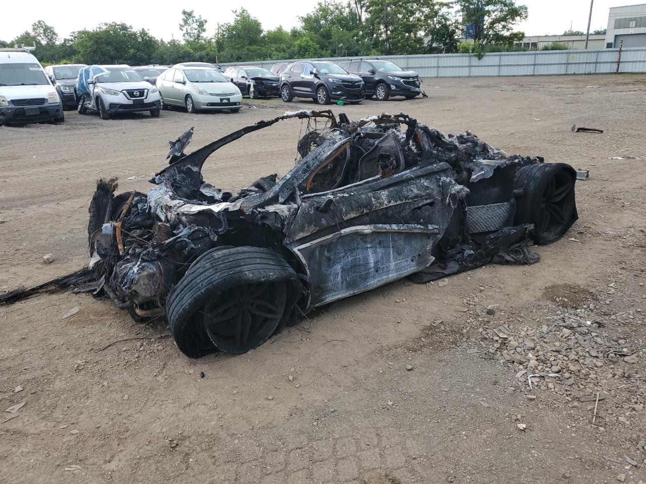 2018 McLaren 570S, VIN SBM13FAA4JW005181 — Burn