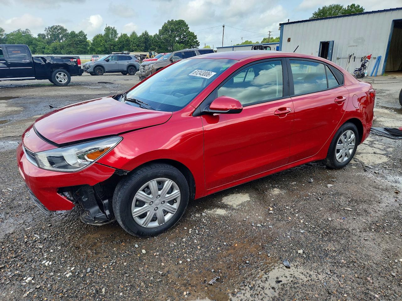 2022 Kia Rio LX, VIN 3KPA24AD9NE505704 — Front end