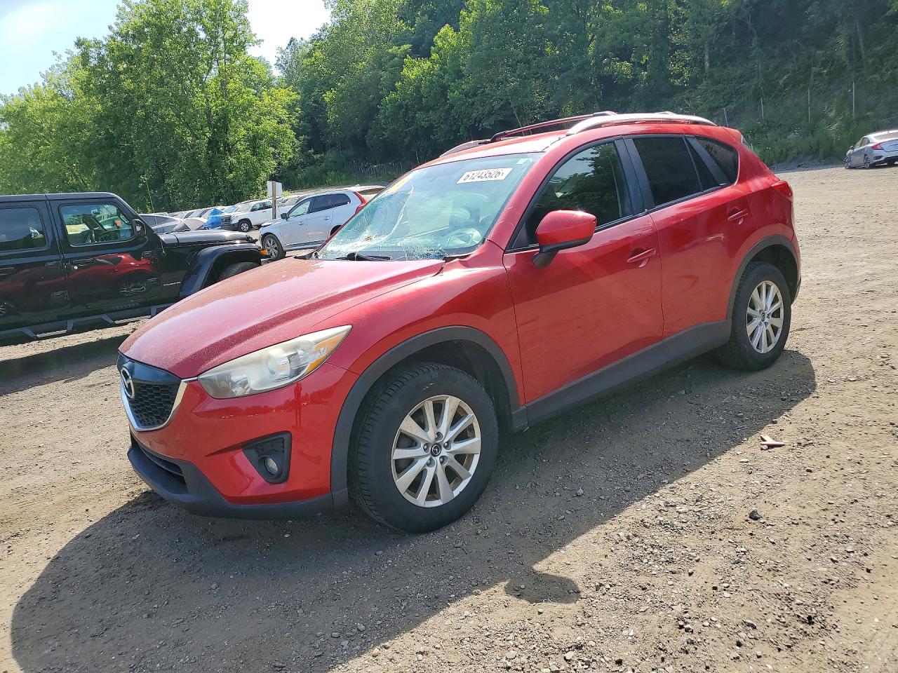 2014 Mazda CX-5 Touring, VIN JM3KE4CYXE0366131 — Roof