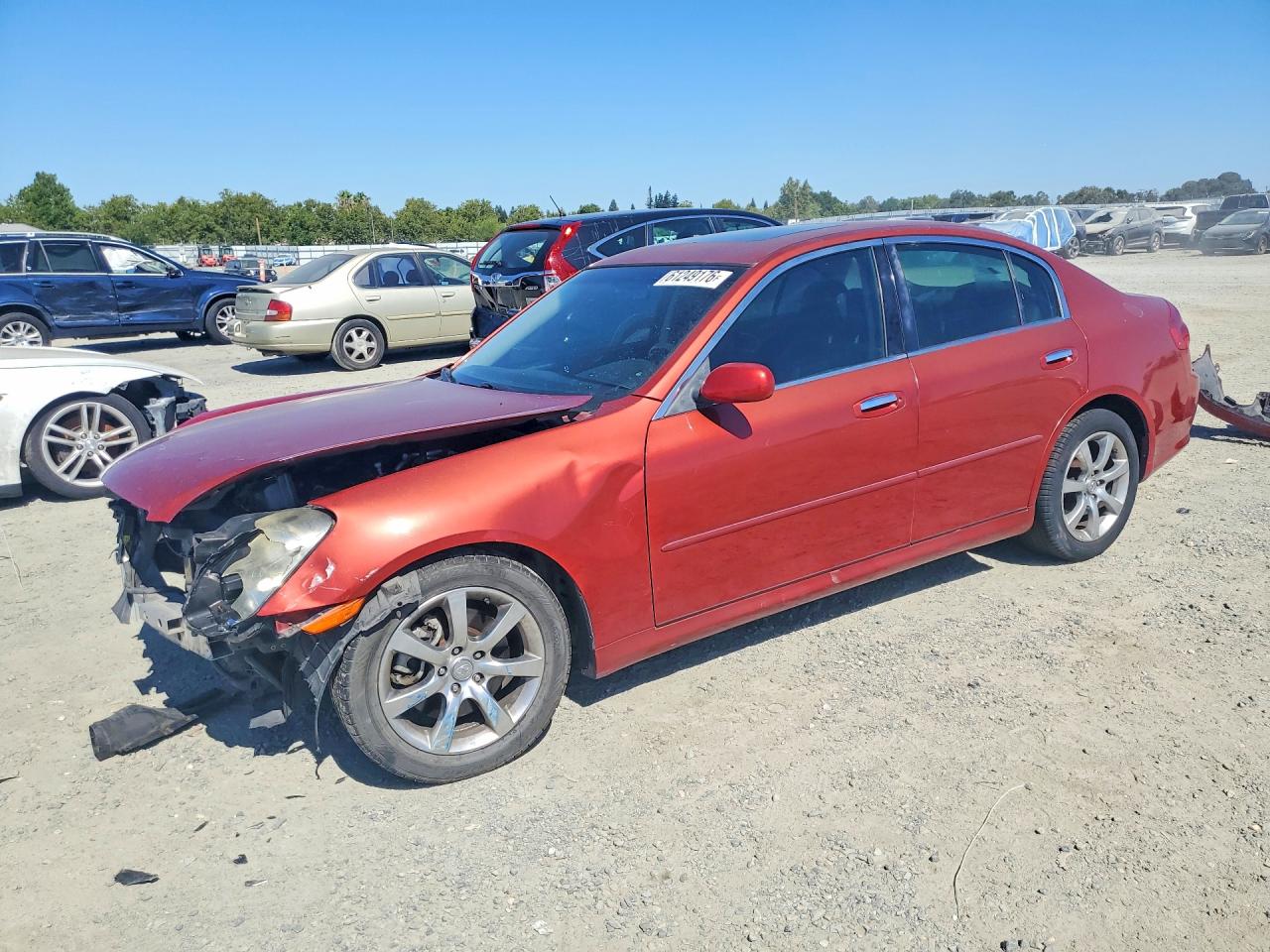 2006 Infiniti G35, VIN JNKCV51E36M502572 — Front end
