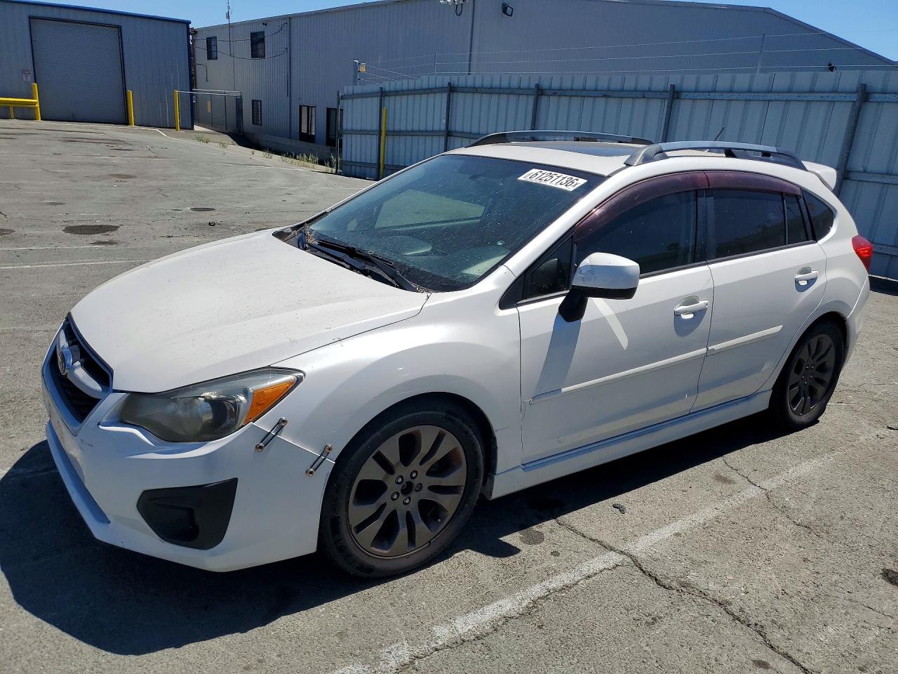 2013 Subaru Impreza Special Sports Limited, VIN JF1GPAS63DH831524 — Side