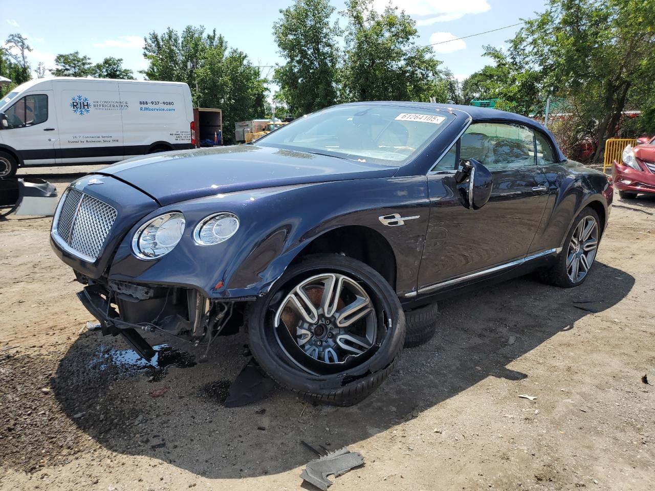 2016 Bentley Continental GT V8, VIN SCBGT3ZA6GC055356 — Undercarriage