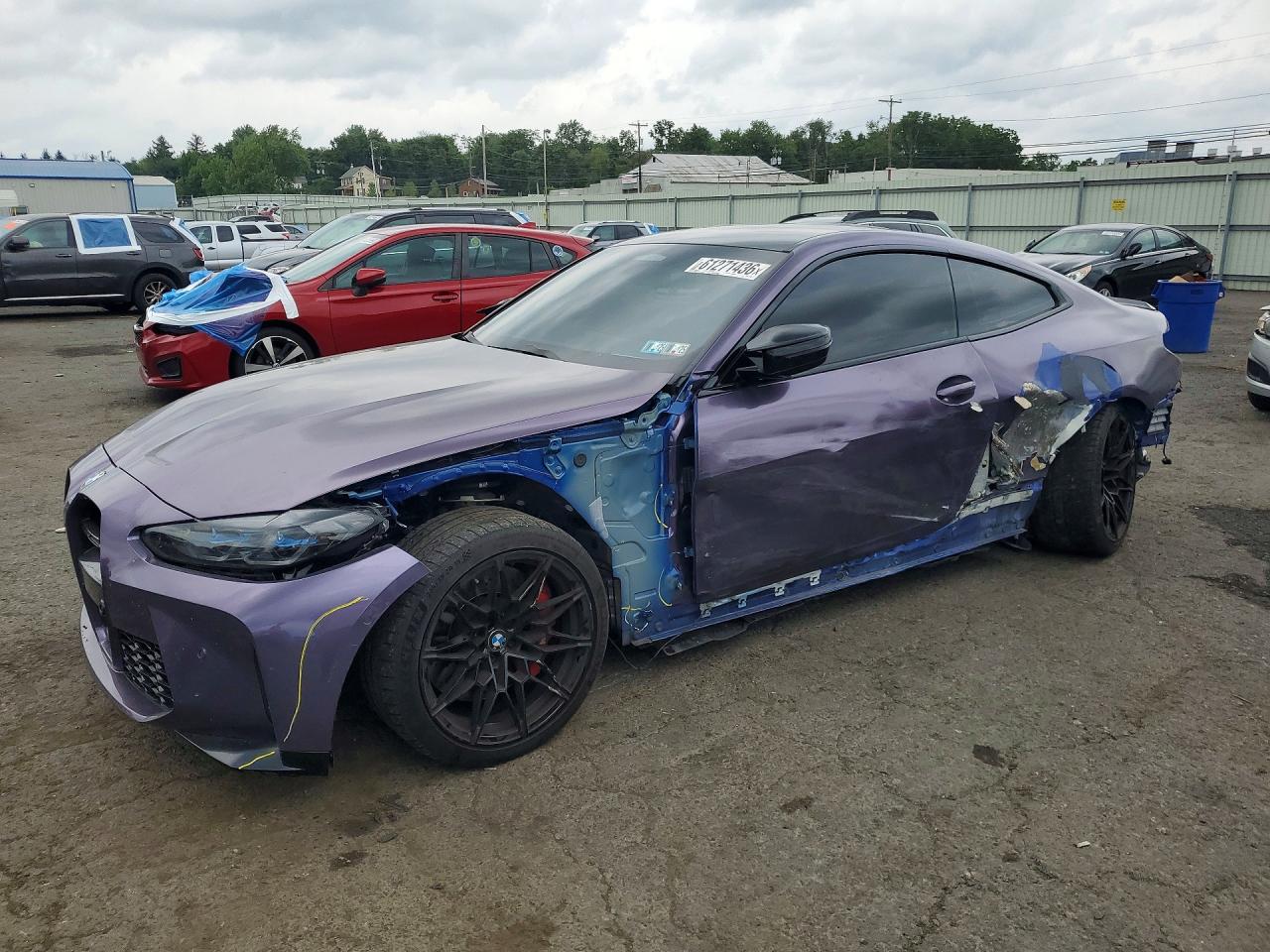 2024 BMW M4 Competition xDrive, VIN WBS43AZ0XRCP62340 — Side
