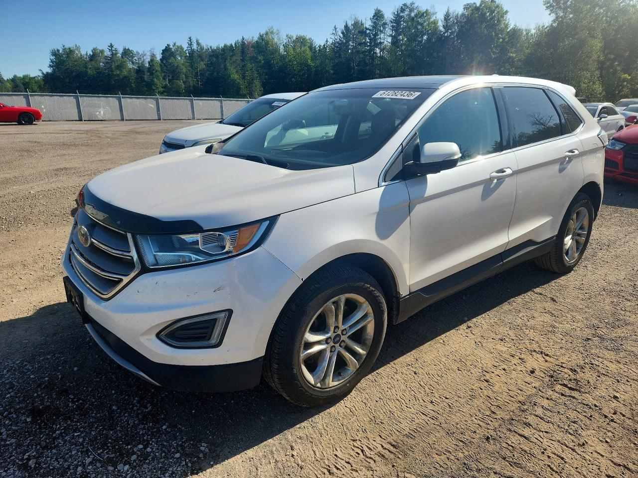 2017 Ford Edge SEL, VIN 2FMPK4J80HBB64908 — Front end