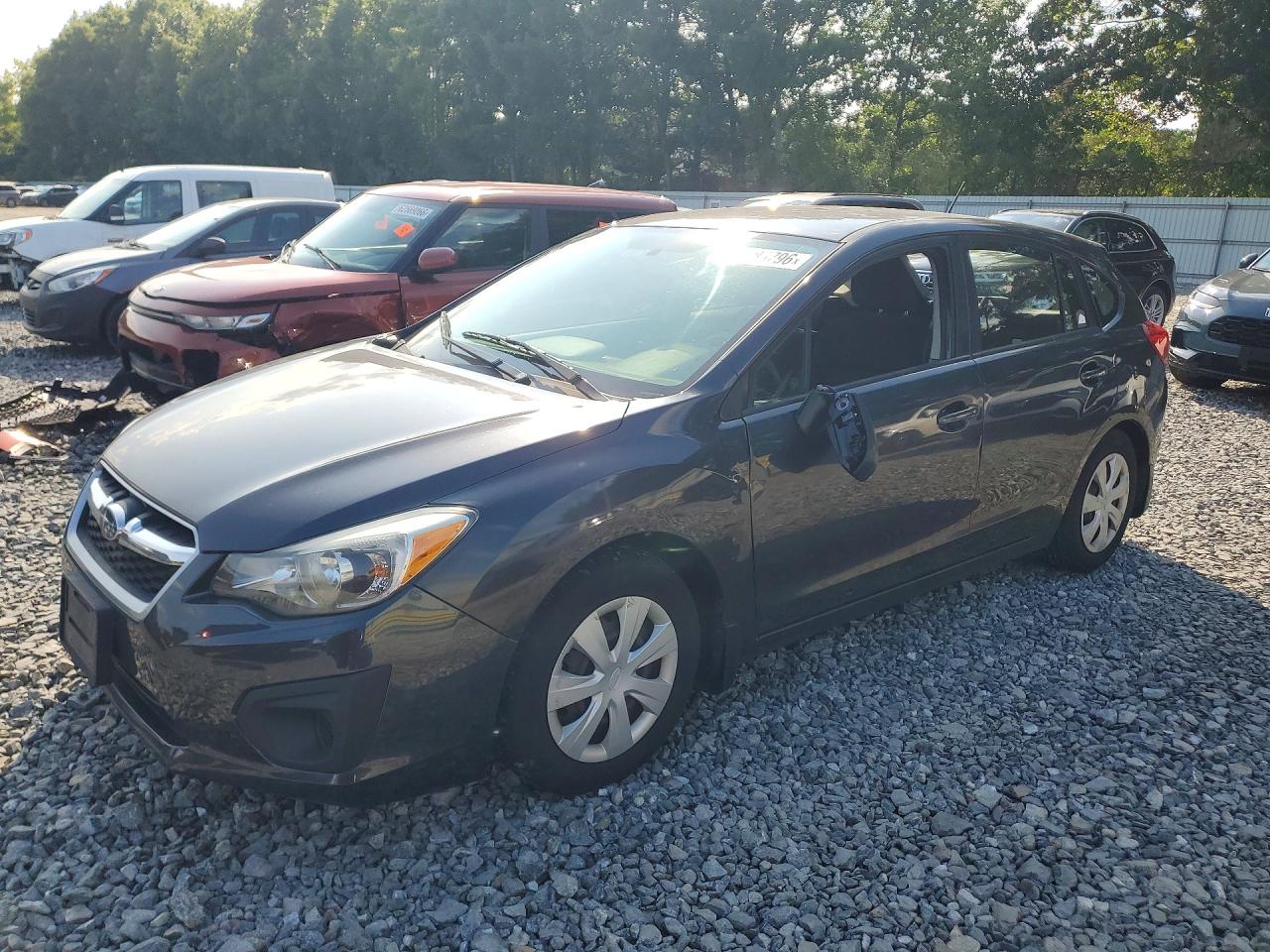 2014 Subaru Impreza 2.0i, VIN JF1GPAA64E8226088 — Rear end